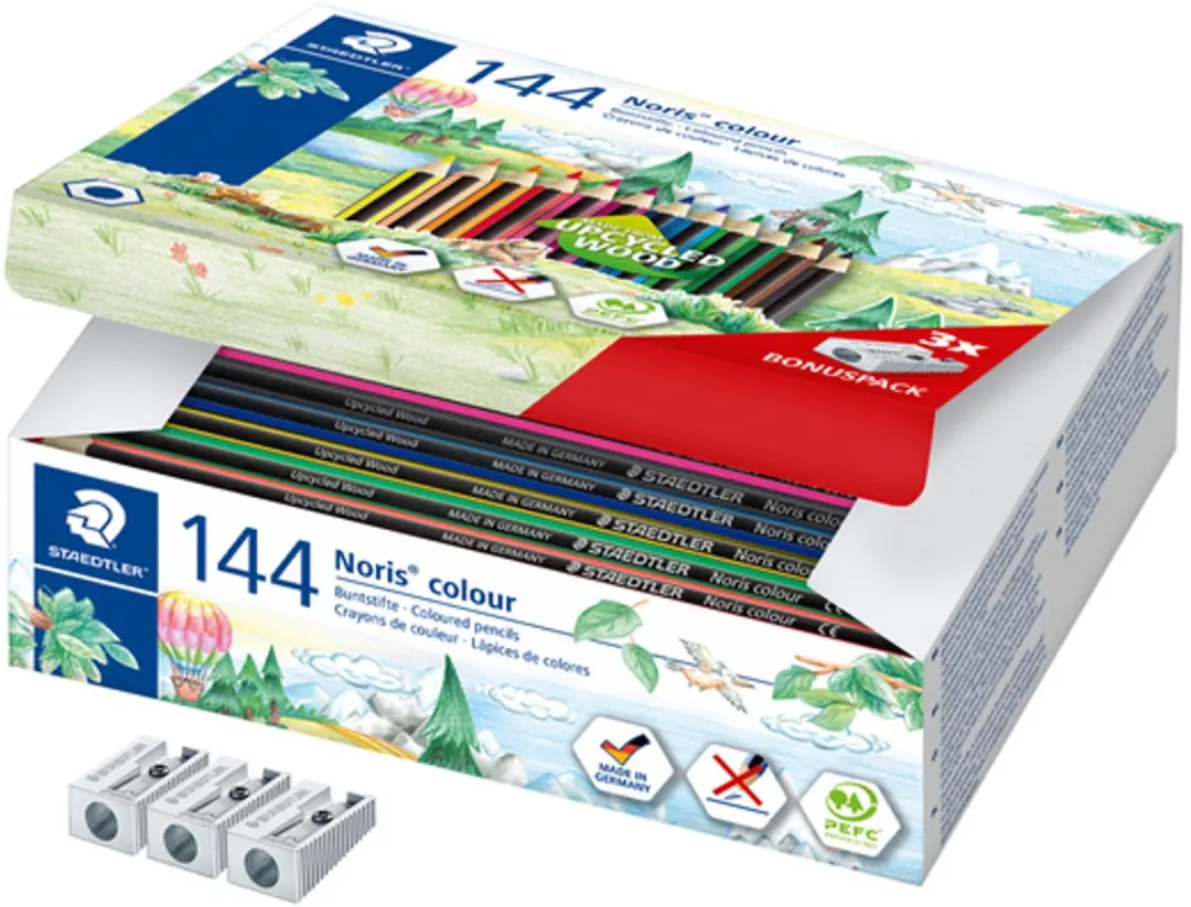STAEDTLER Noris colour Kleurpotloodset 144 Stuks