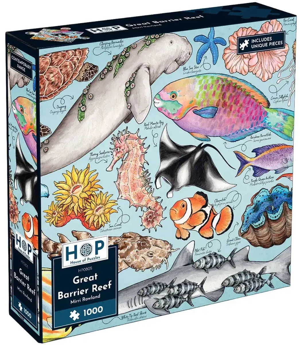 House Of Puzzles Great Barrier Reef Puzzel 1000 Stuks