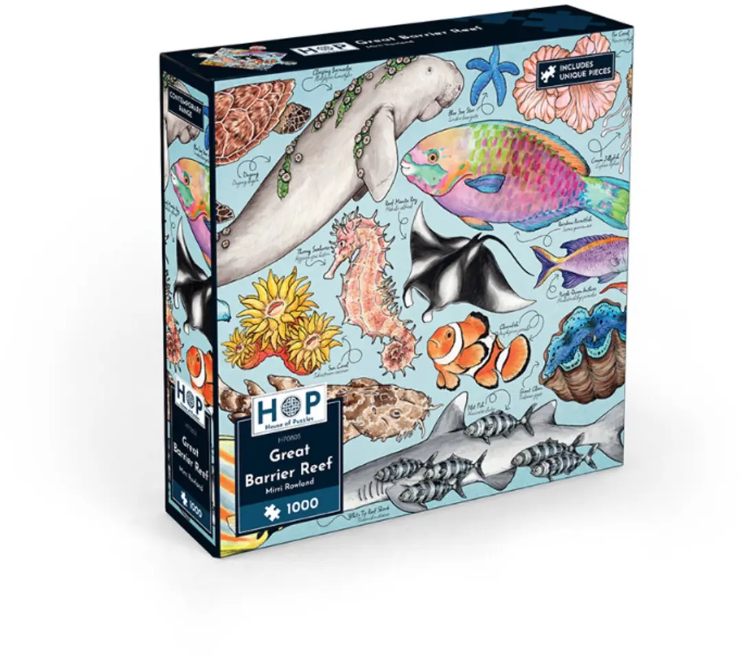 House Of Puzzles Great Barrier Reef Puzzel 1000 Stuks - HP0805