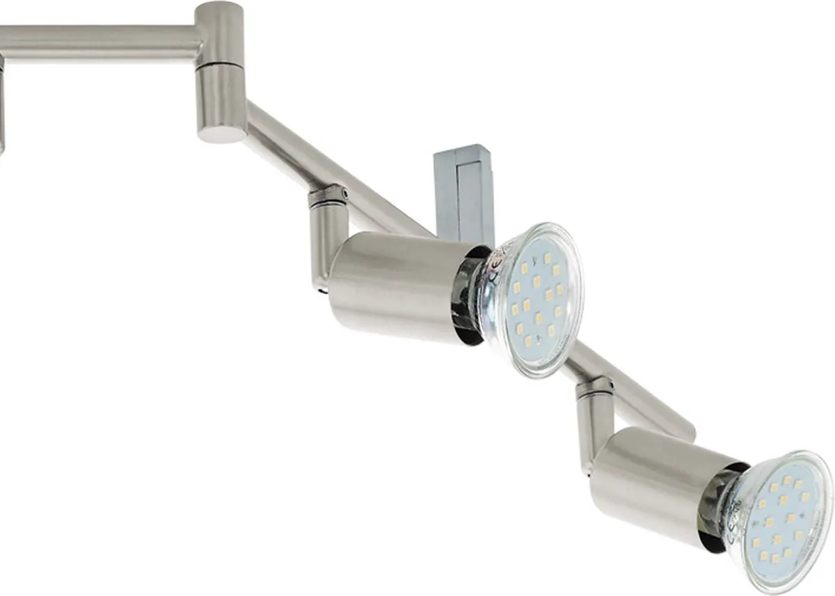 Eglo Buzz Plafondspot - 6 Leds Nikkel-Mat
