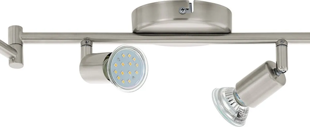 Eglo Buzz Plafondspot - 6 Leds Nikkel-Mat