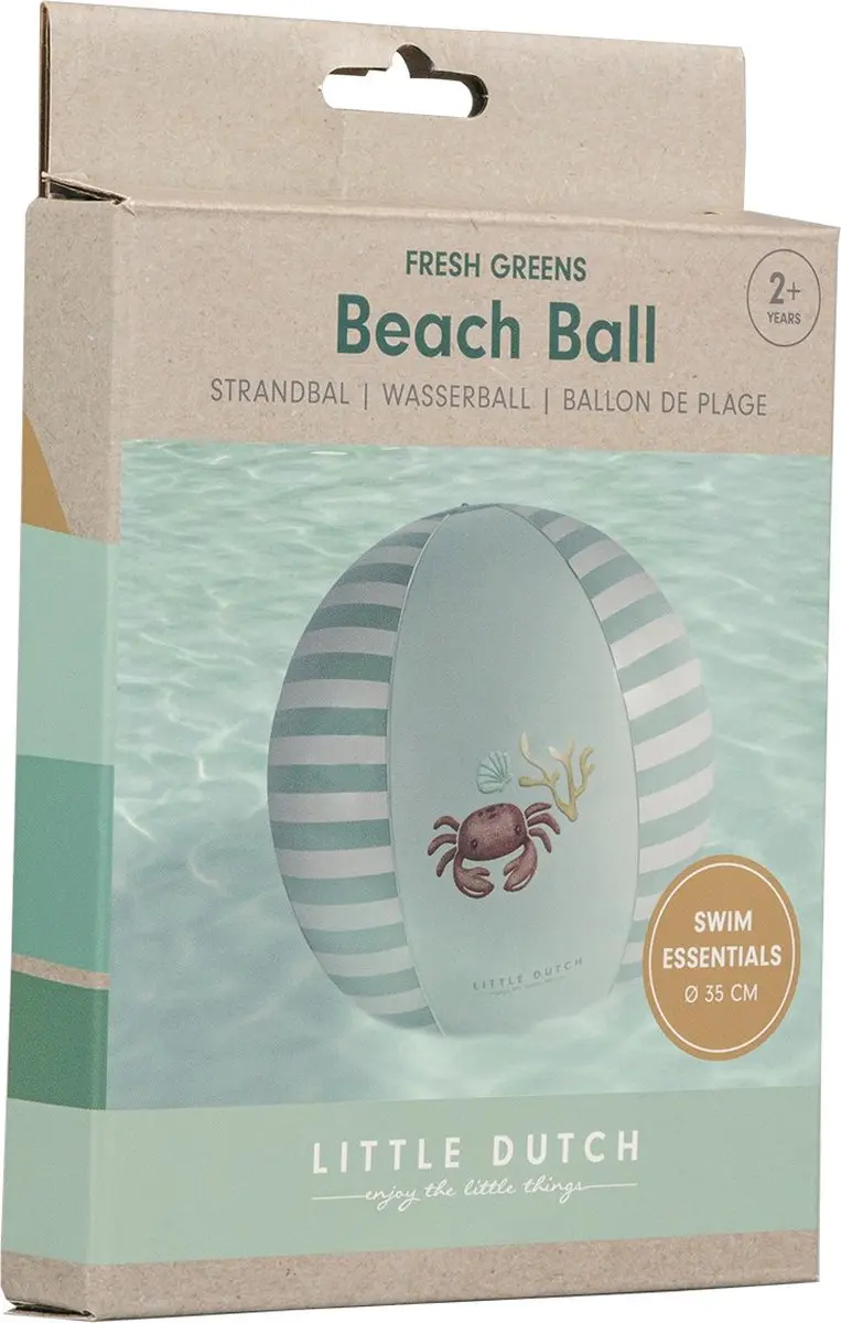 Rubo Toys Little Dutch Strandbal Fresh Greens 35cm