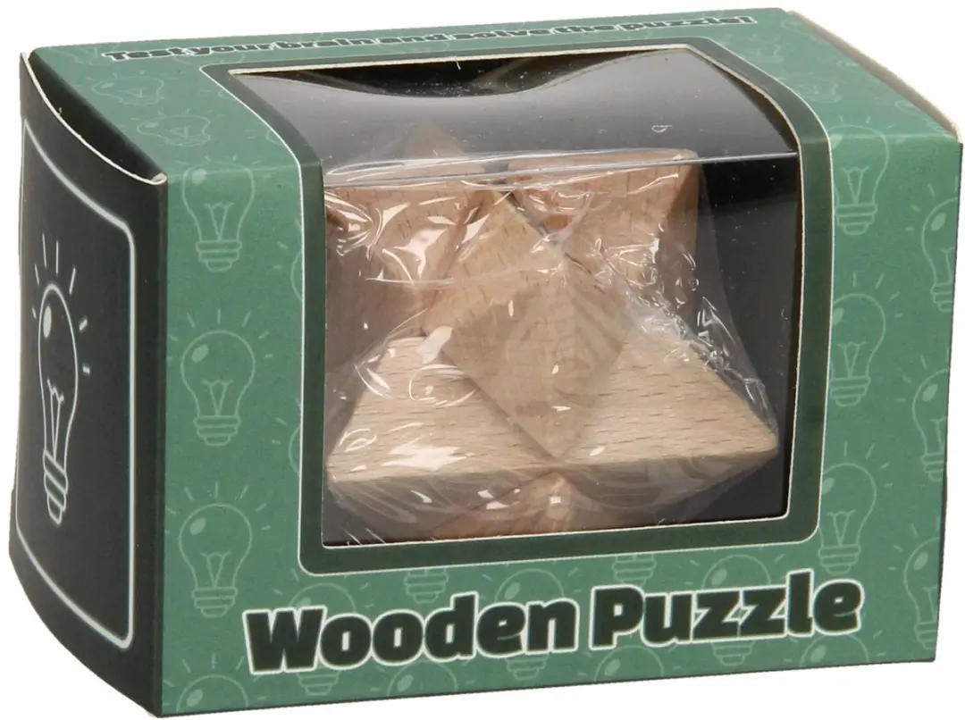 Johntoy Denkpuzzel Houten Puzzel - 99 Stuks - Assorti