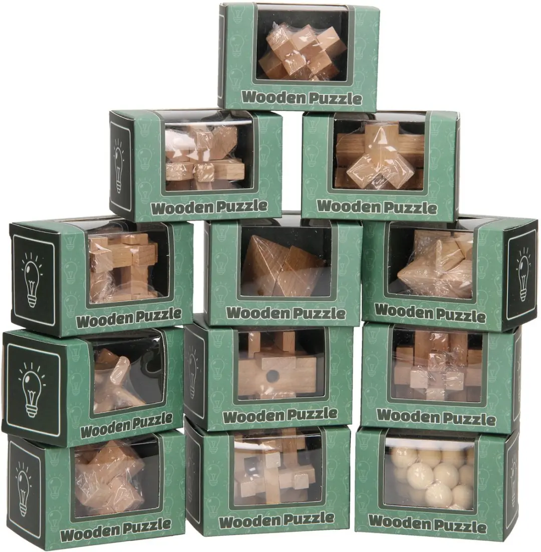 Johntoy Denkpuzzel Houten Puzzel