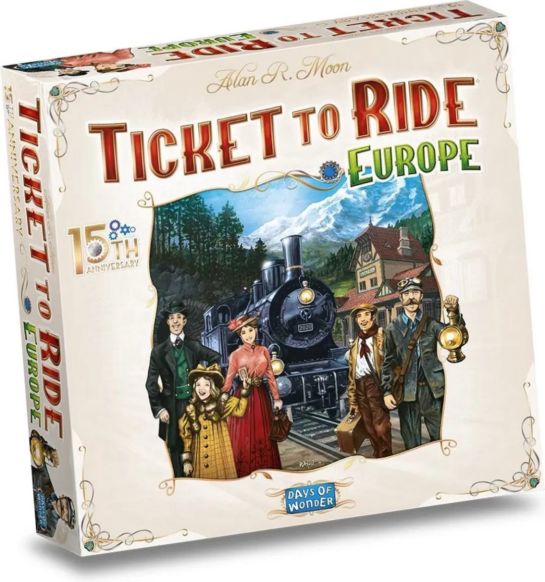 Days of Wonder Ticket to Ride Europe 15th Anniversary Bordspel