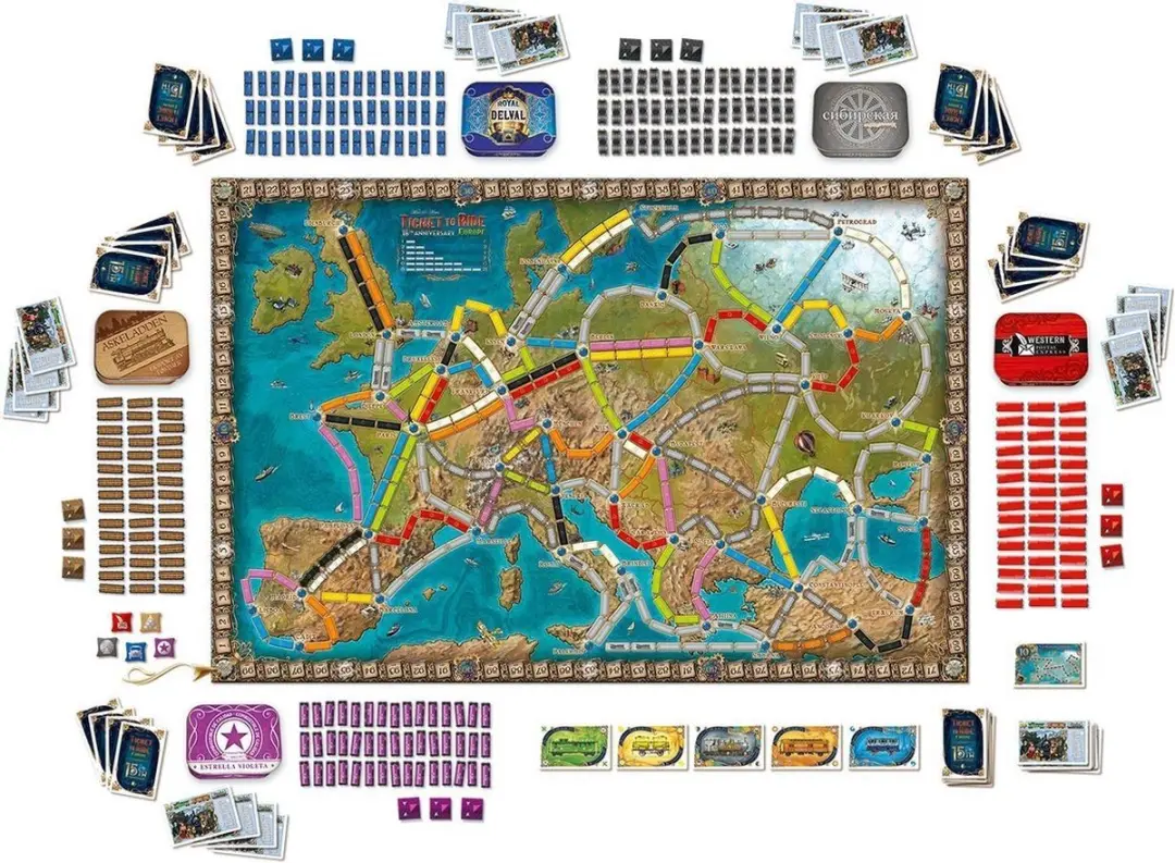 Days of Wonder Ticket to Ride Europe 15th Anniversary Bordspel - 2-5 Spelers