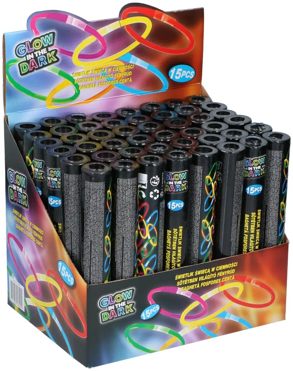 Eddy Toys Glowstick 21.5cm - 15 Stuks Multicolor