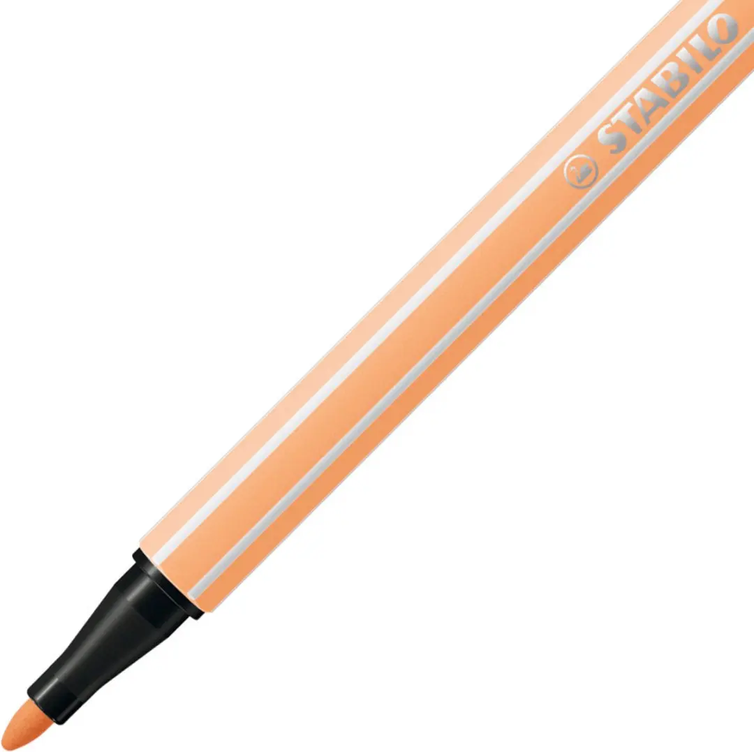 STABILO Pen 68 Pastel Oranje - 10 Stuks