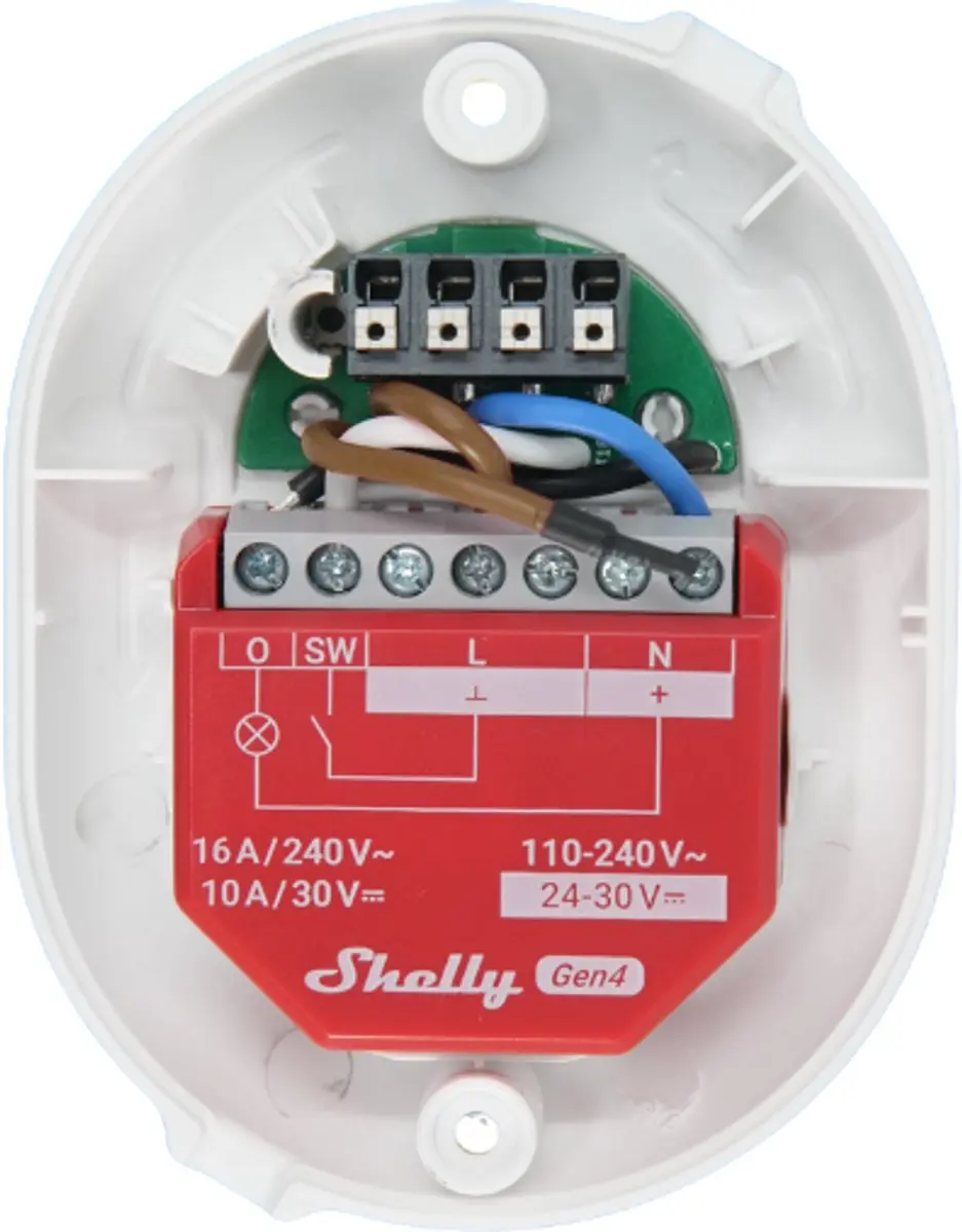 Shelly Smart Home Knop Wit - WiFi