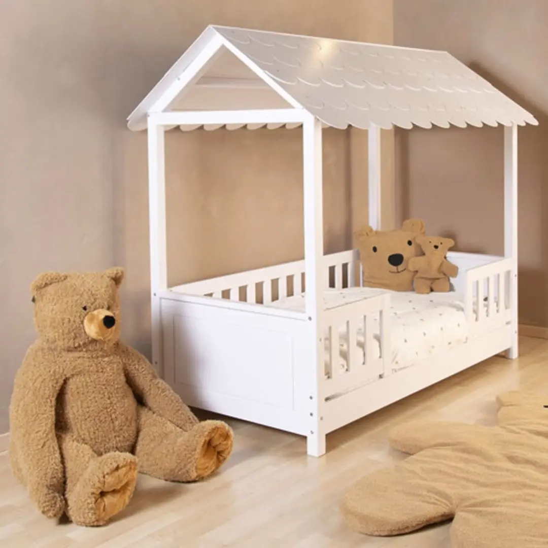 Childhome Zittende Teddybeer Knuffel - 60x60x76cm - afbeelding 6 van 6