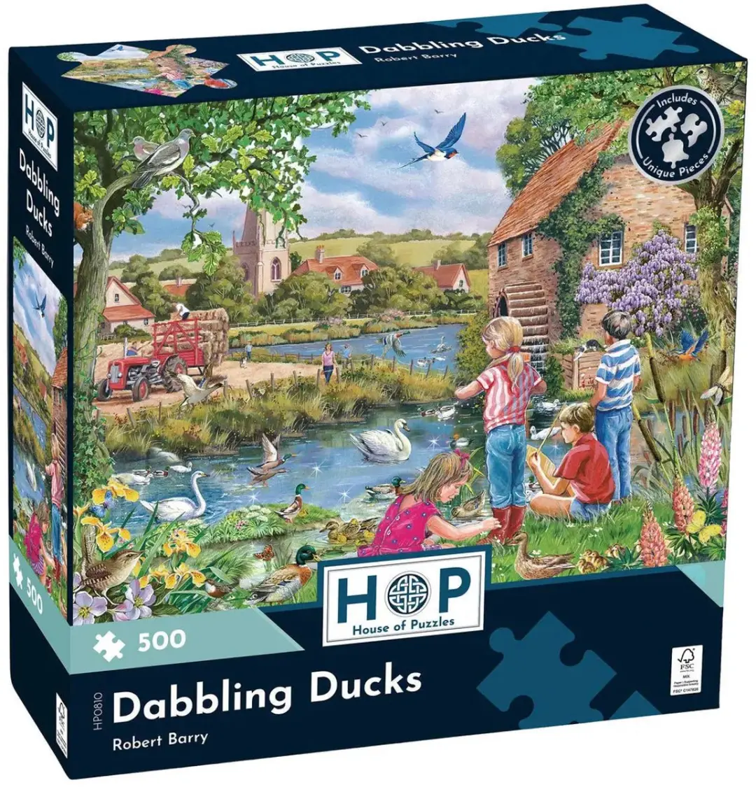 House Of Puzzles Legpuzzel Dieren 500 Stuks - Natuur Eenden HP0810