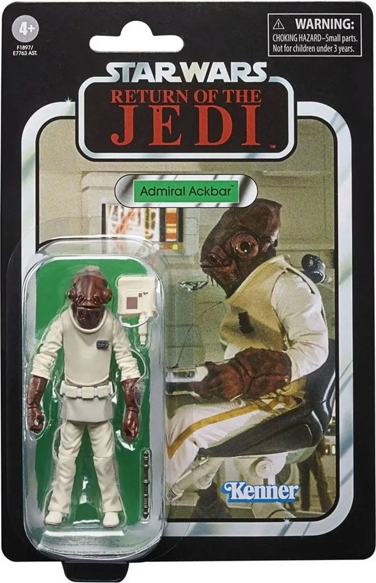 Star Wars Admiraal Ackbar Vintage Collectie - Veelkleurig