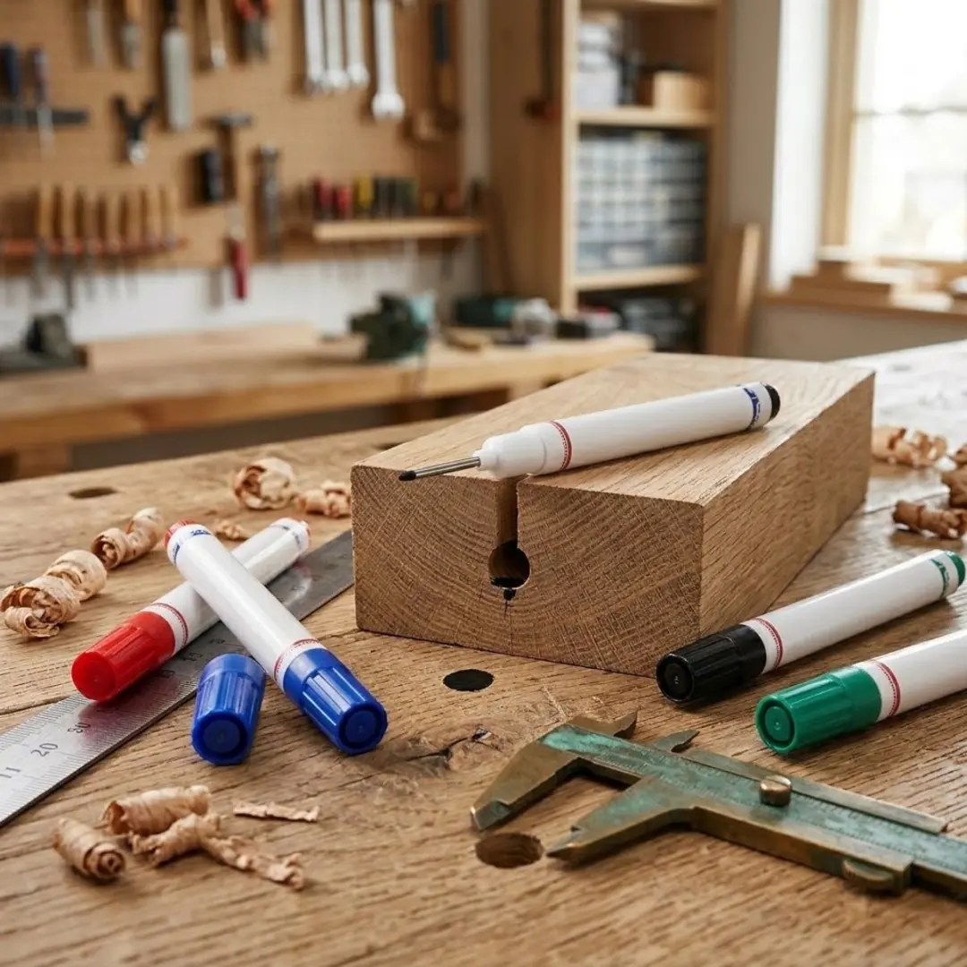 NUVEX Mix Kleur Marker Pen Set 5-delig - Waterbestendig