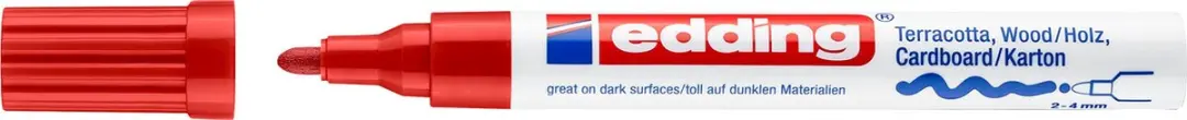 edding 4000 Matlakmarker - Rood - afbeelding 2 van 5