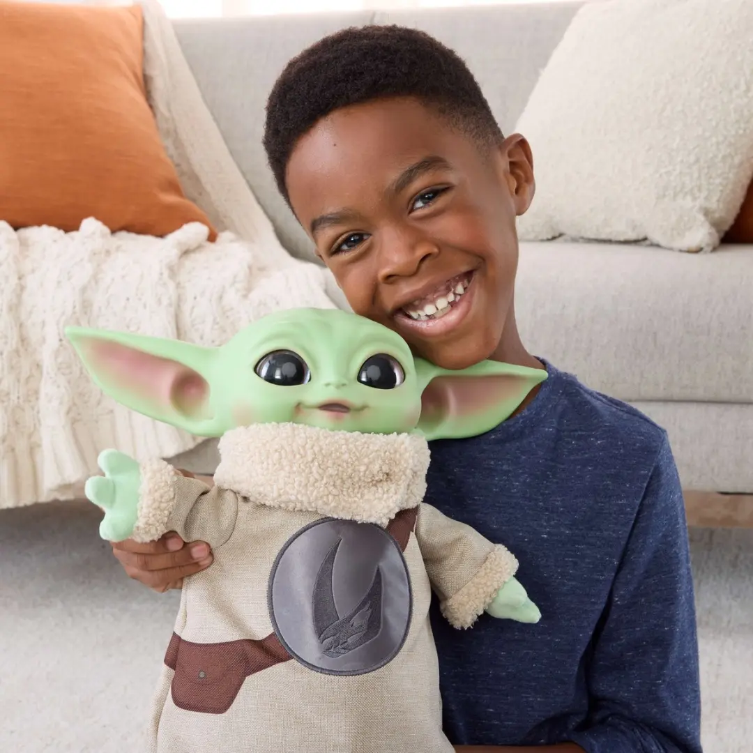 Mattel Star Wars Grogu Pluchen Knuffel - 28cm Multicolor - afbeelding 6 van 6