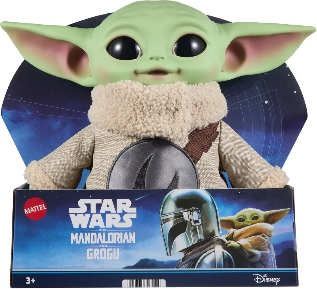 Mattel Star Wars Grogu Pluchen Knuffel - 28cm Multicolor
