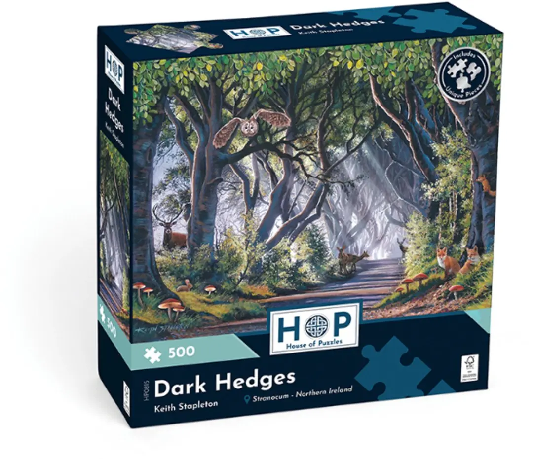 House Of Puzzles Dark Hedges Legpuzzel 500 Stuks - HP0815