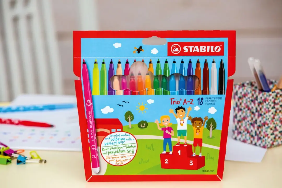 STABILO Trio A-Z Viltstift Multicolor - 240 Stuks