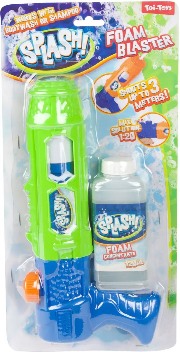 Toi-Toys Splash Schuimpistool Medium 24cm - 120ml