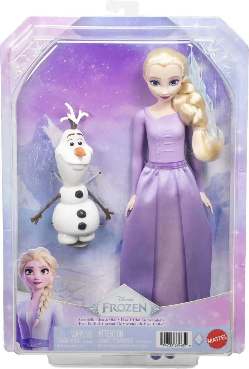 Disney Princess Frozen Arendelle Elsa & Olaf Poppen - 30cm - Meerkleurig