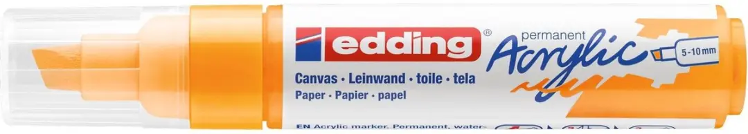 edding 5000 Acrylmarker - 906 Zonnegeel - afbeelding 2 van 3