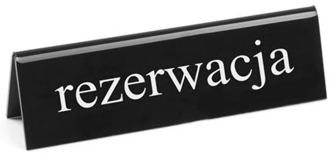 Hendi Informatiebord Reservatie Plexiglas