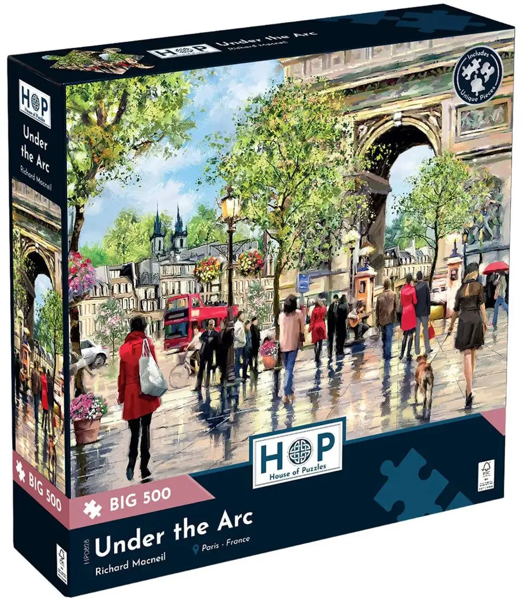 House Of Puzzles Legpuzzel 500 XL Parijs - 500 Stuks