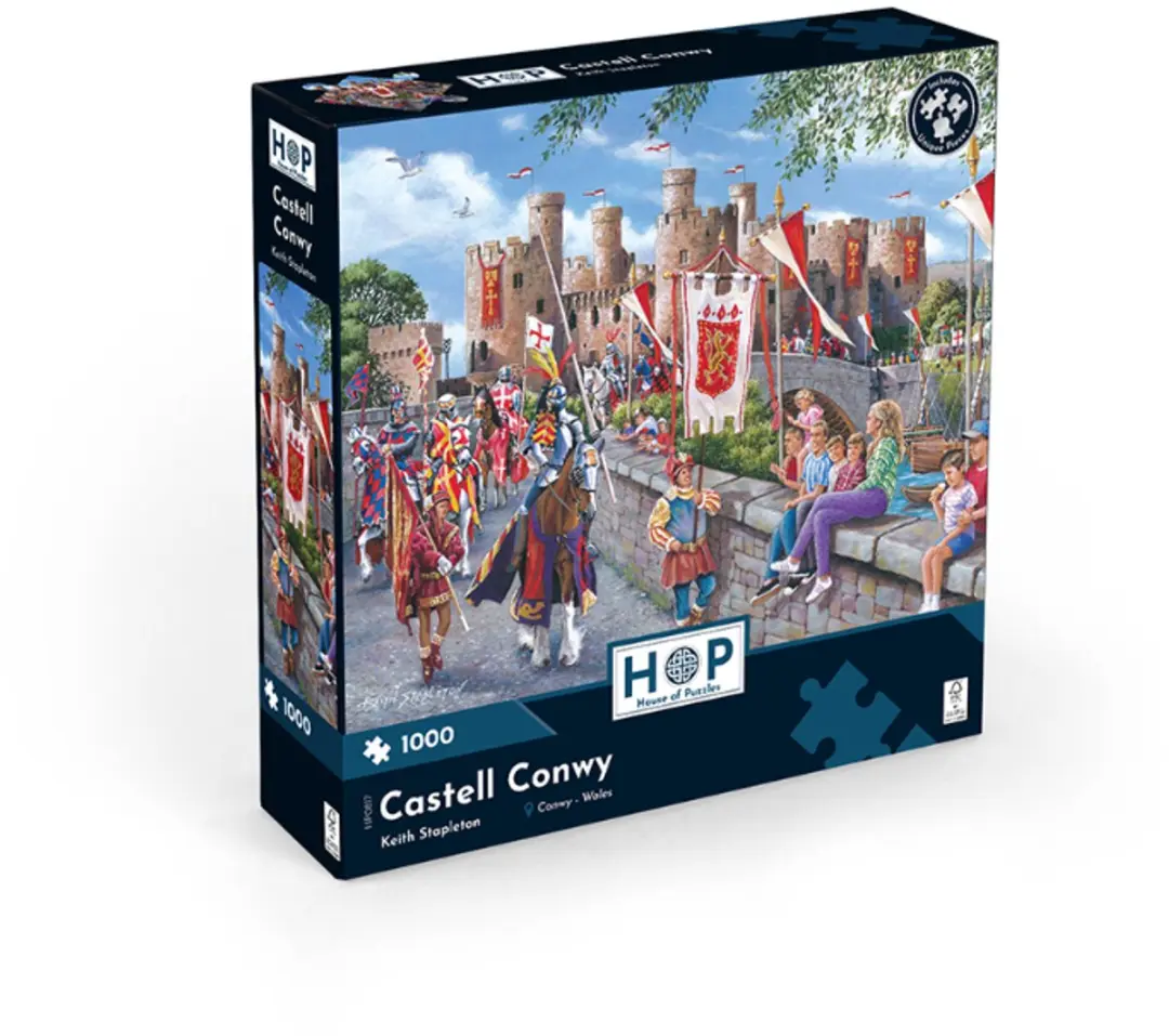 House Of Puzzles Castell Conwy Legpuzzel 1000 Stuks - HP0817