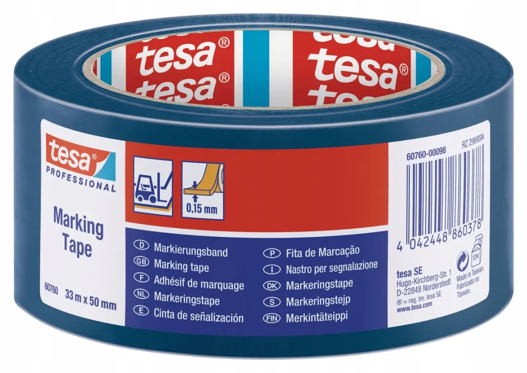 Tesa tesaflex Waarschuwingsband 50mm
