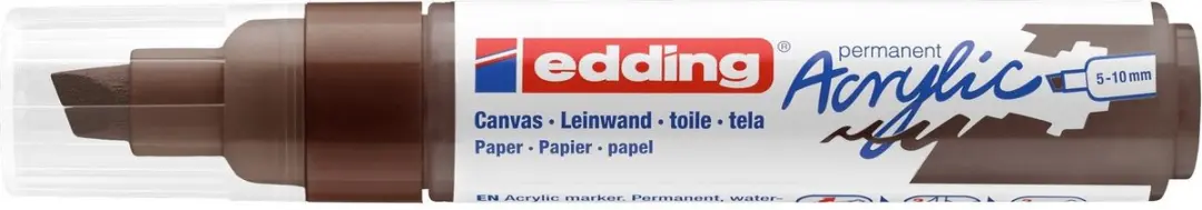 edding 5000 Acrylmarker Breed 907 Chocoladebruin