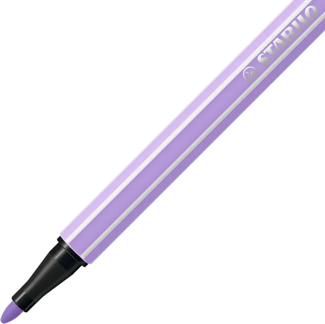 STABILO Pen 68 Premium Viltstift - Lichtlila - 10 Stuks