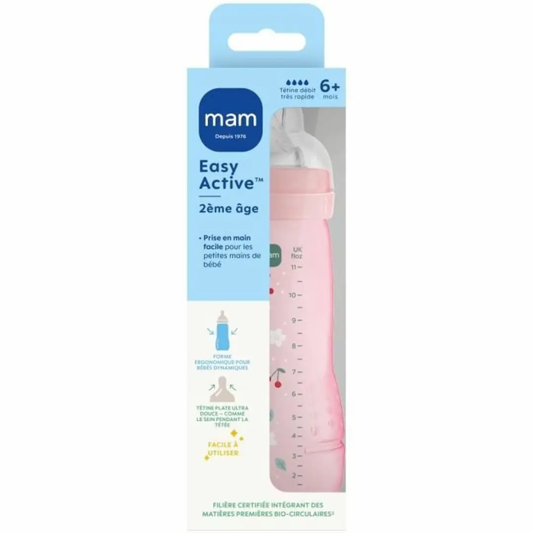 MAM Easy Active Fles 2e Fase 330ml - Bessen