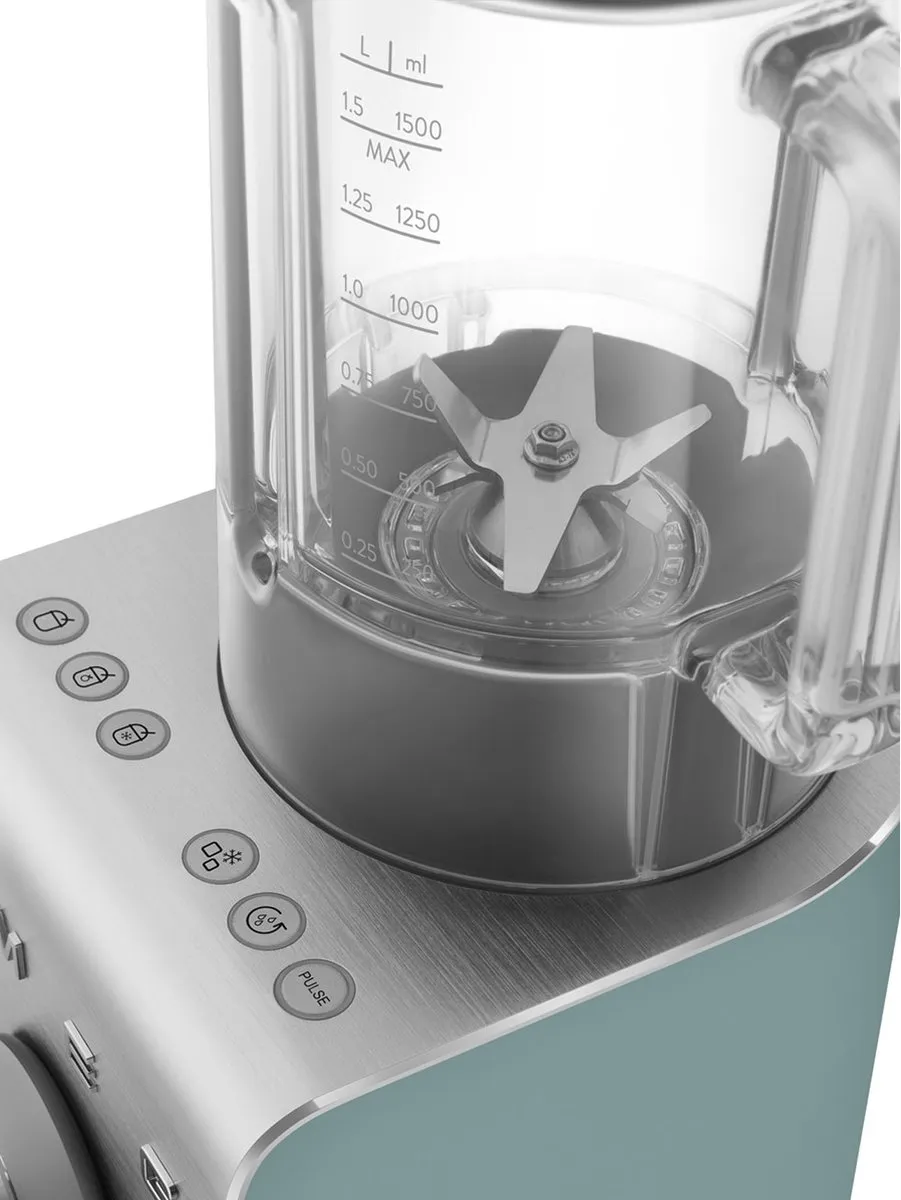 SMEG BLC02EGMEU - High Performance Blender - Incl. vacuümpomp - 1400W - Emerald Green