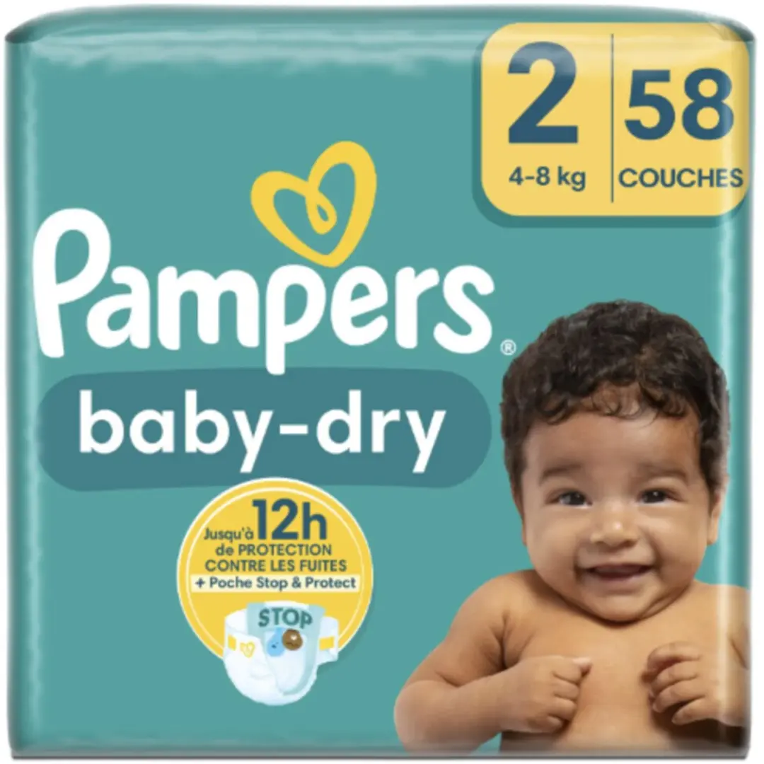 Pampers Baby Dry Luiers Maat 2 58 Stuks