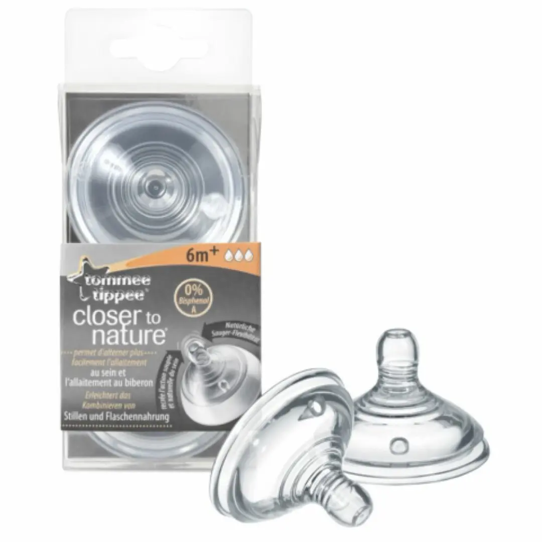 Tommee Tippee Closer to Nature Flesspeen 6+ mnd - 20 Stuks