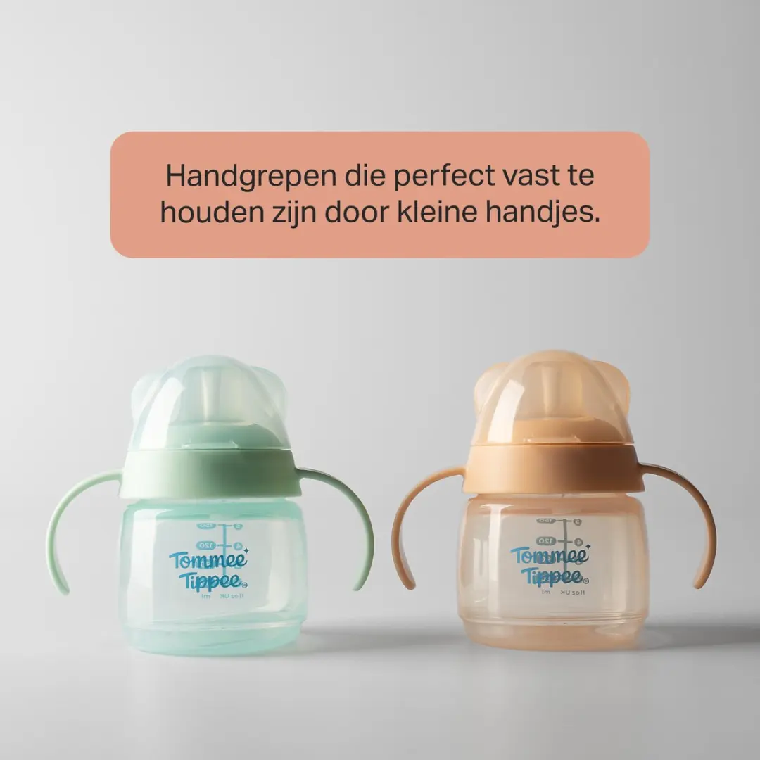 Tommee Tippee Tuitbeker 2x150ml - 4m+ - Groen & Oranje