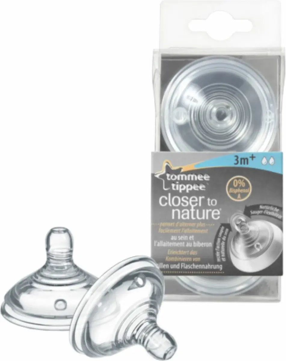Tommee Tippee Closer to Nature Flesspeen 3+ mnd - 20 Stuks (2x10)