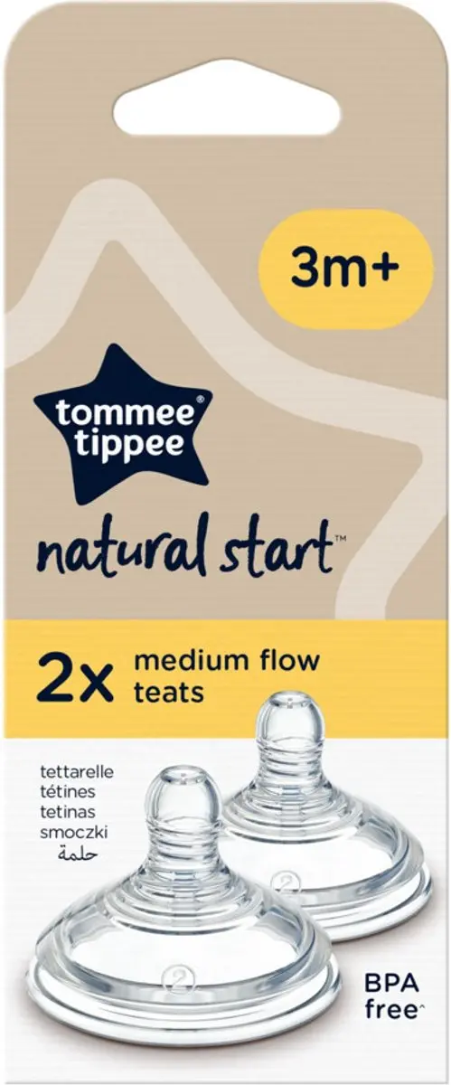 Tommee Tippee Closer to Nature Flesspeen 3+ mnd - 20 Stuks (2x10)