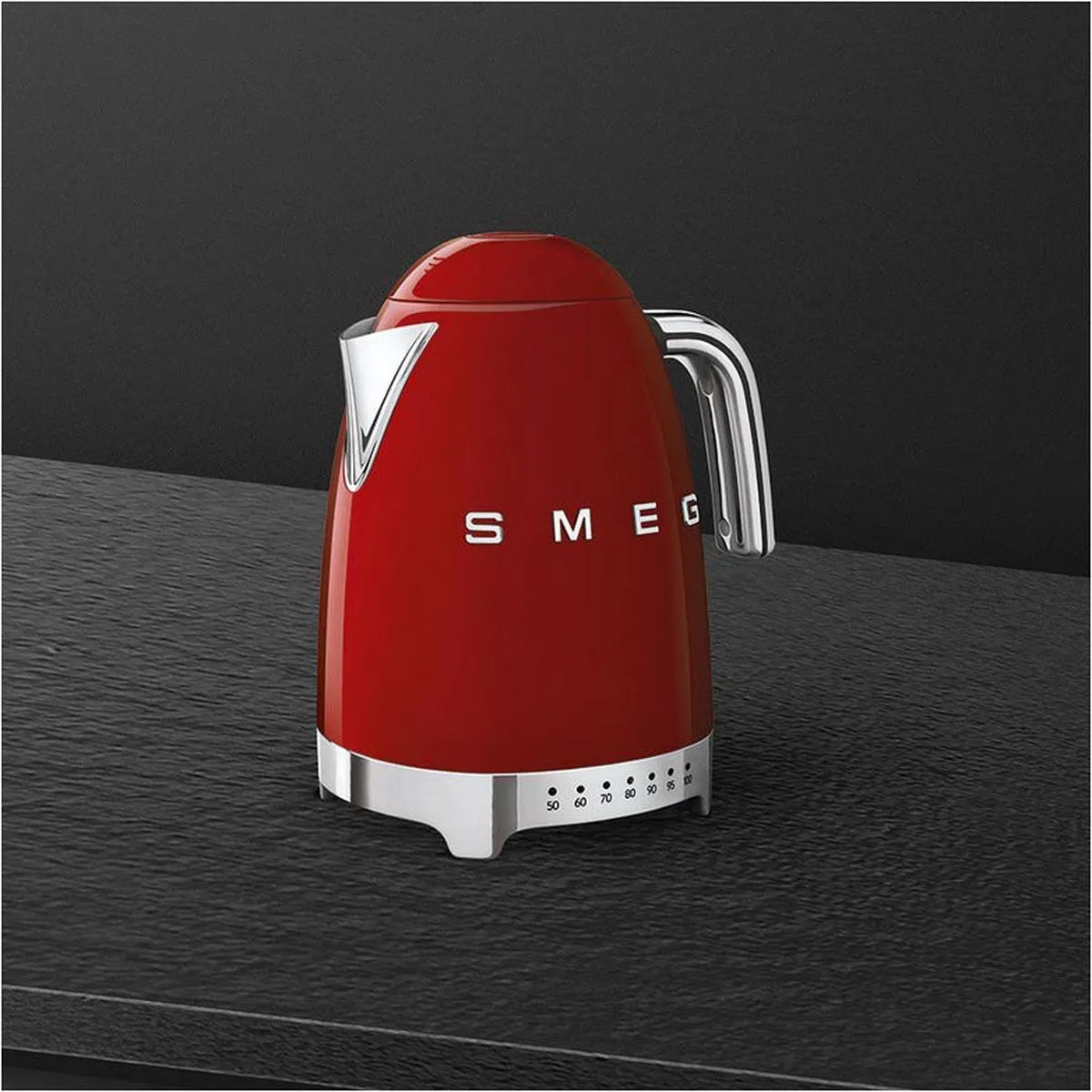 Smeg KLF04RDEU Waterkoker 1,7L - 7 Temperaturen - Rood - afbeelding 6 van 6