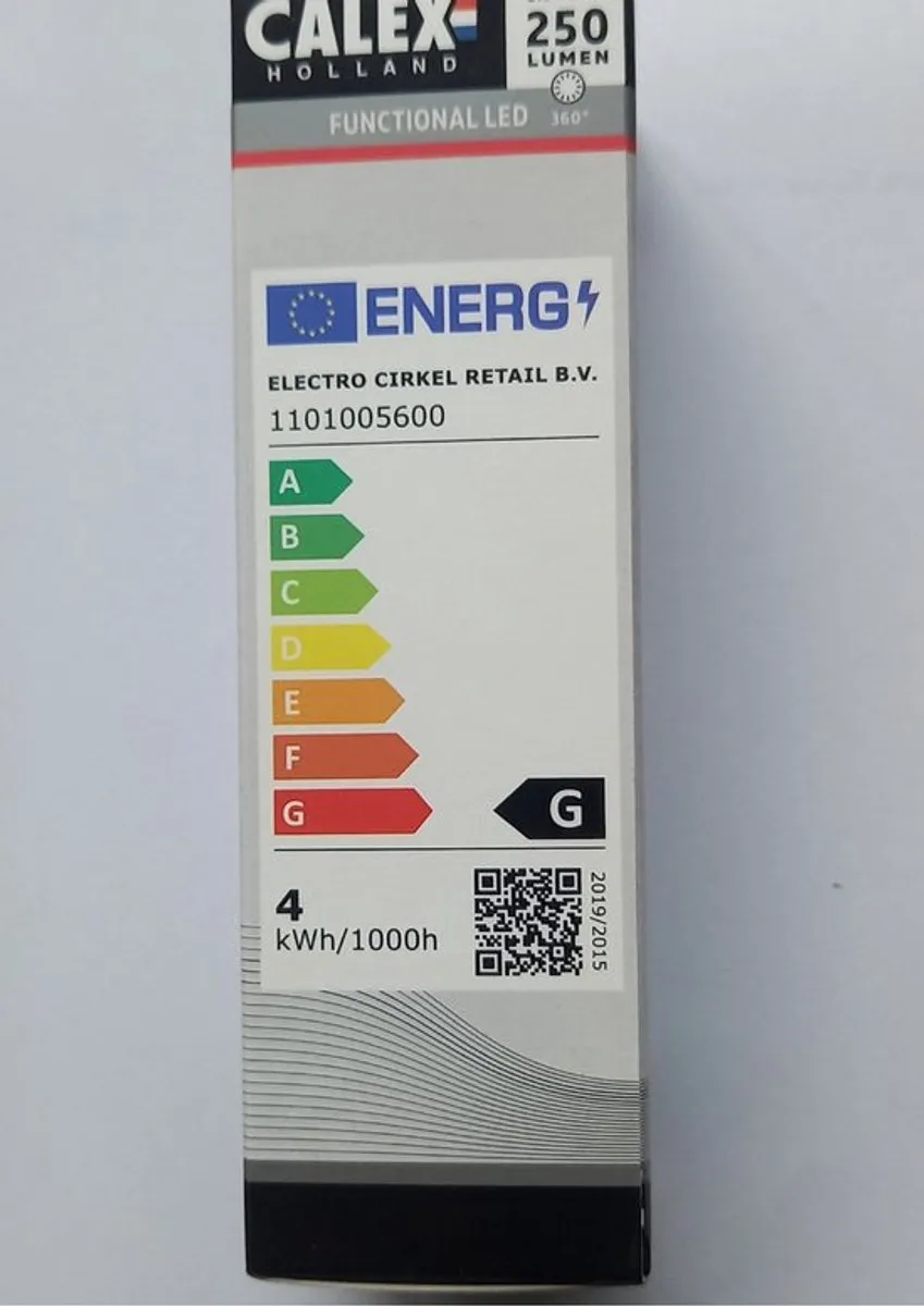 Calex LED Kaarslamp Tip 3,5W E14 - 2 Stuks - Dimbaar