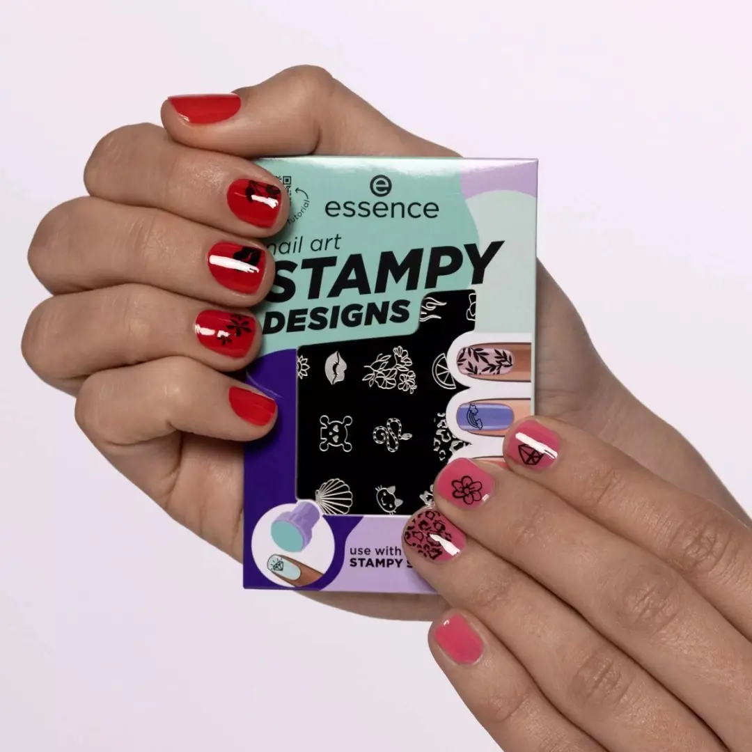 Essence Stampy Designs Nail Stamping Templates - Zilver
