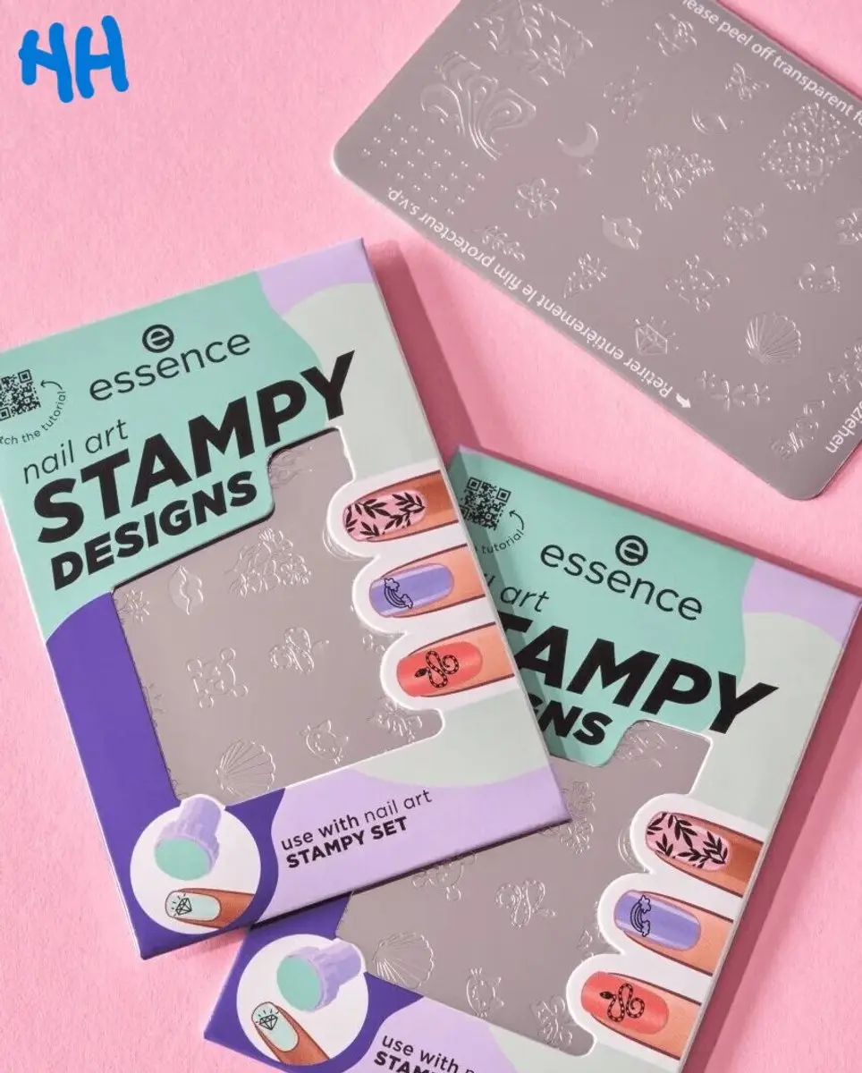 Essence Stampy Designs Nail Stamping Templates - Zilver
