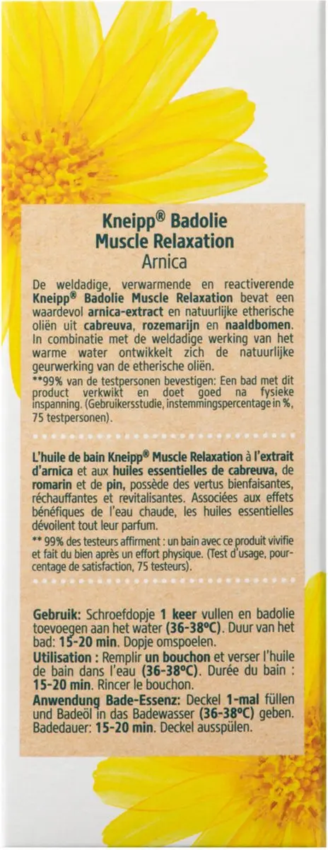 Kneipp Badolie Arnica 6x100ml - afbeelding 6 van 6