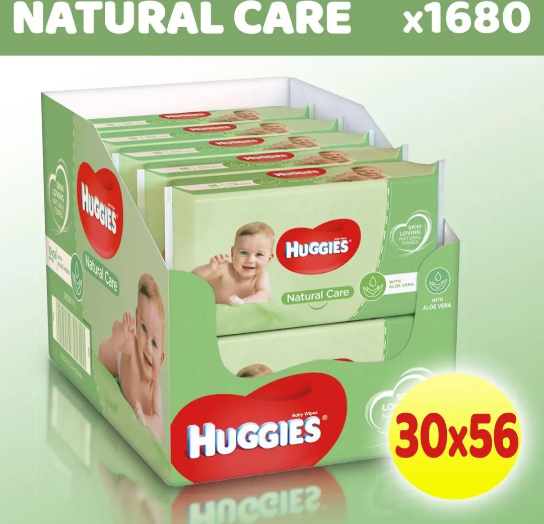 Huggies Natural Care Billendoekjes