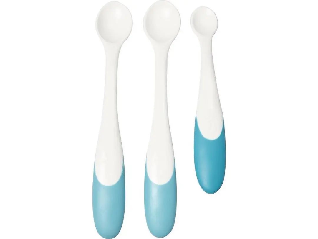 Difrax Voedingslepel - Blauw/Wit - 3 Stuks