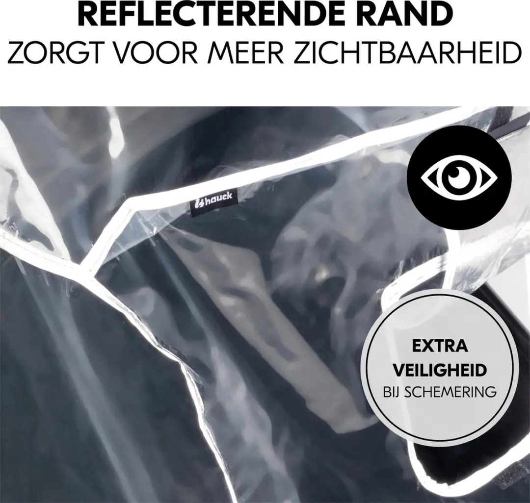 Hauck Duo Regenhoes - Transparant - afbeelding 3 van 6