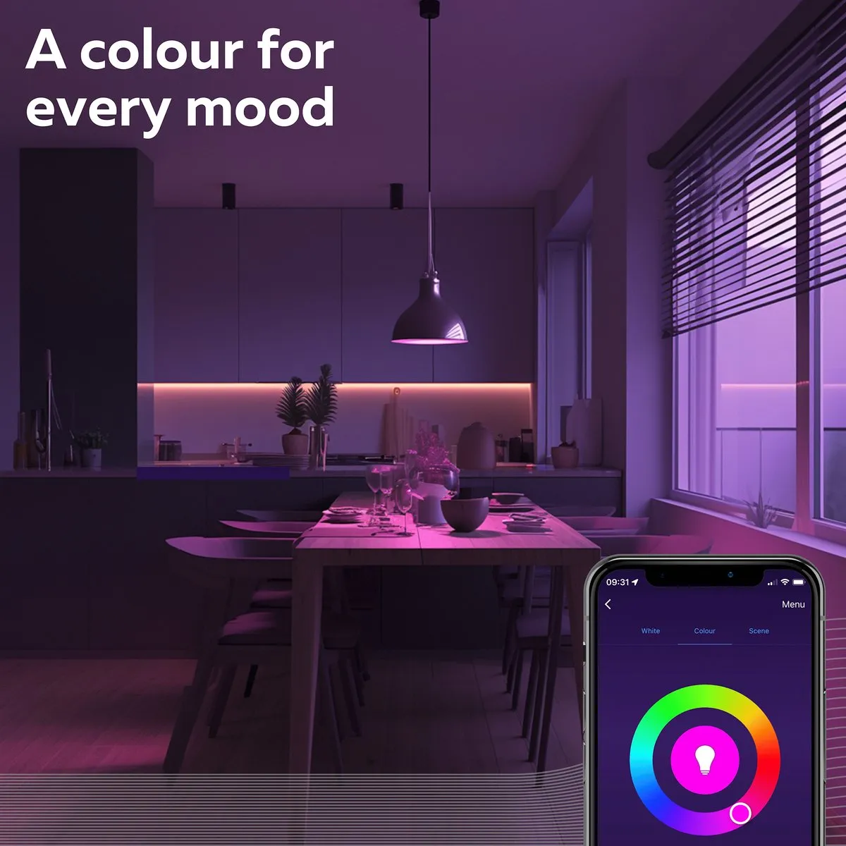 Calex Slimme Hanglamp Smart GU10 Industrieel - 5 Lichtpunten - Mat Zwart