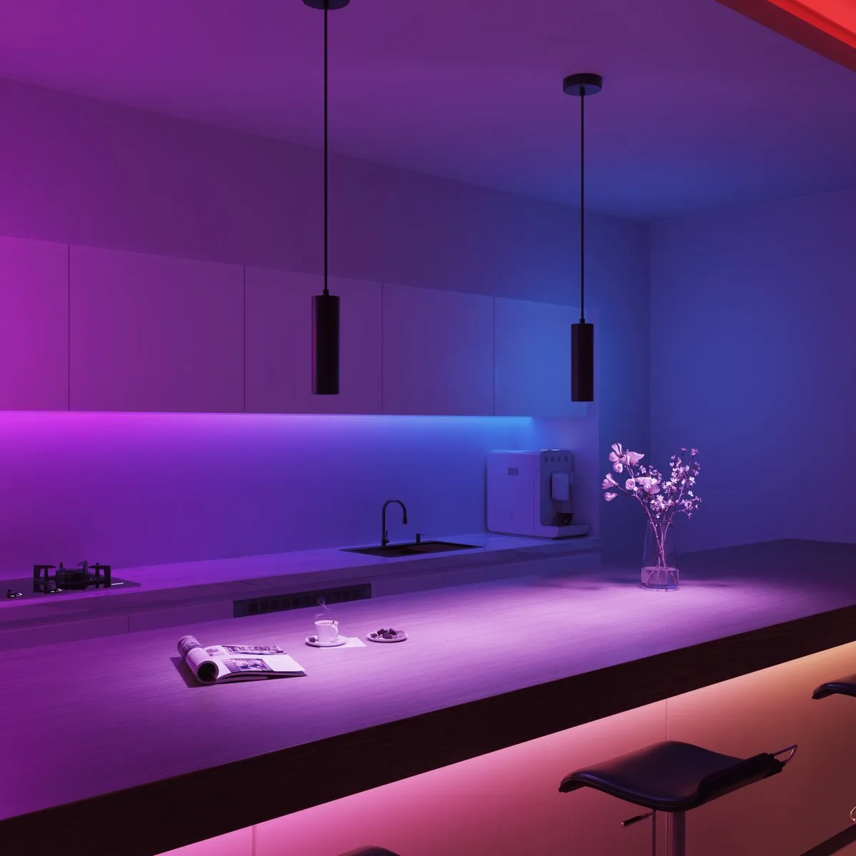 Calex Slimme Hanglamp Smart GU10 Industrieel - 5 Lichtpunten - Mat Zwart