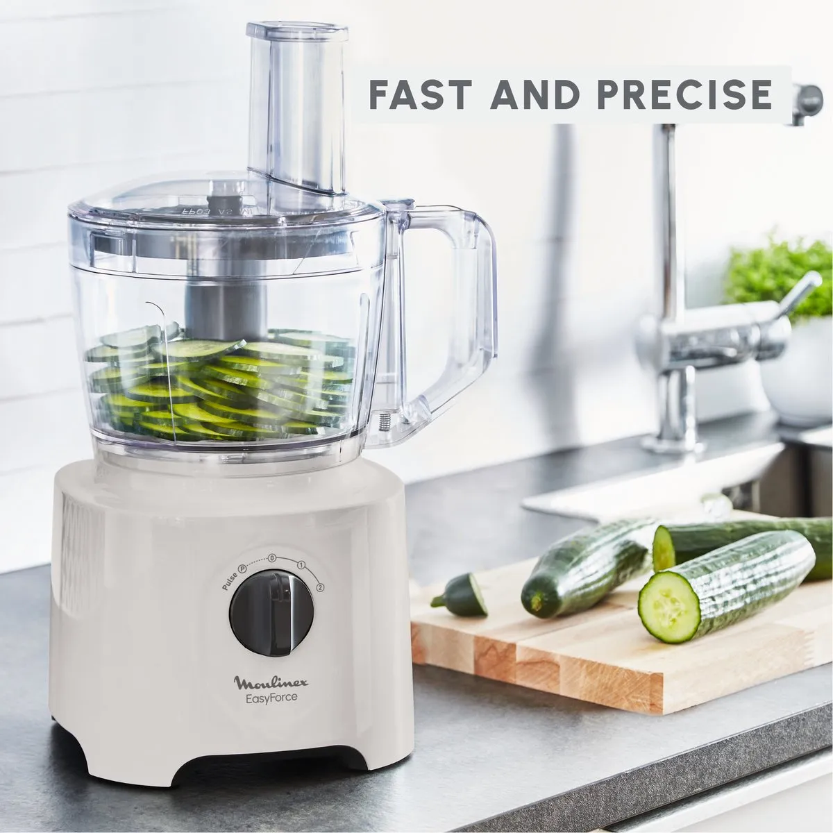 Moulinex Easy Force FP242B10 Keukenmachine 800W