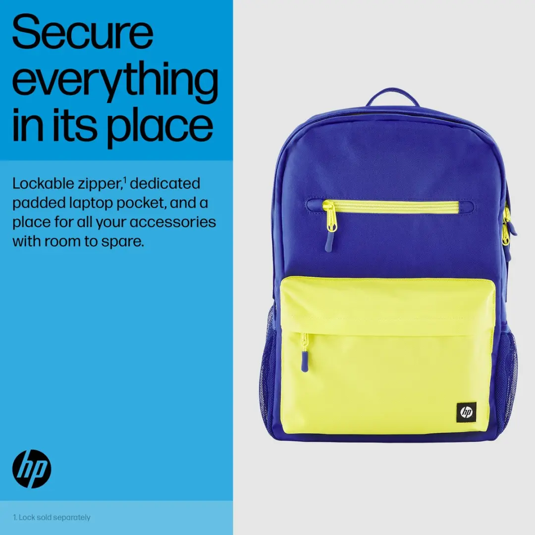 HP Campus Backpack 7K0E4AA - 15.6 inch - Groen/Grijs